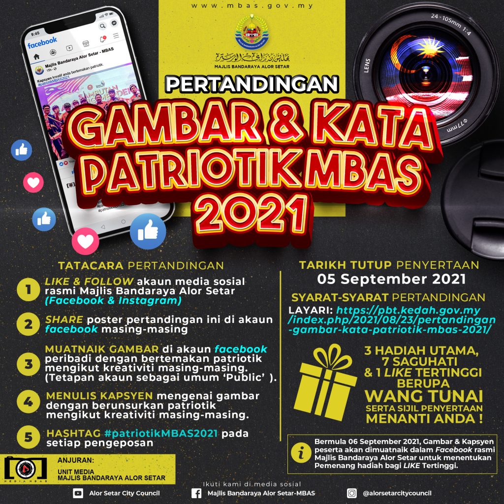 Pertandingan Gambar & Kata Patriotik MBAS 2021