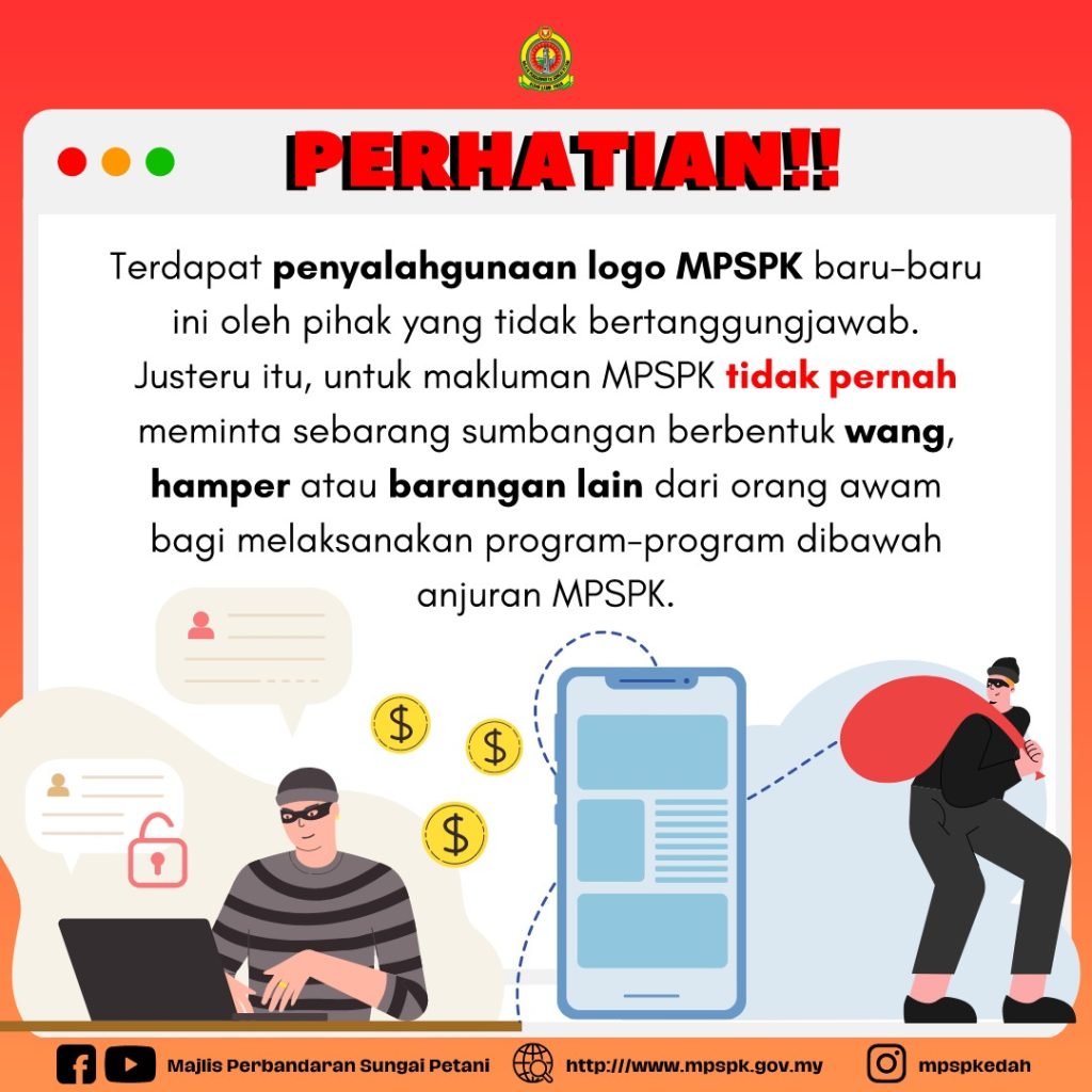Penyalahgunaan Logo Majlis Portal Pbt Kedah