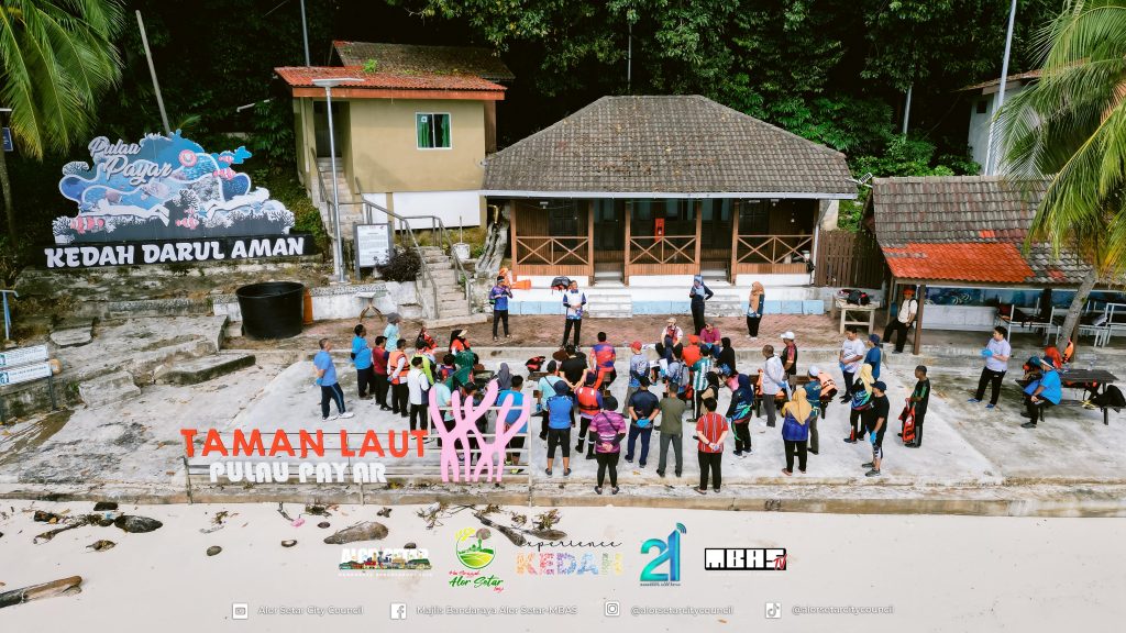 PROGRAM ‘OUTREACH’ PEJABAT PERIKANAN NEGERI KEDAH BERSAMA MAJLIS BANDARAYA ALOR SETAR DI TAMAN LAUT PULAU PAYAR, KEDAH