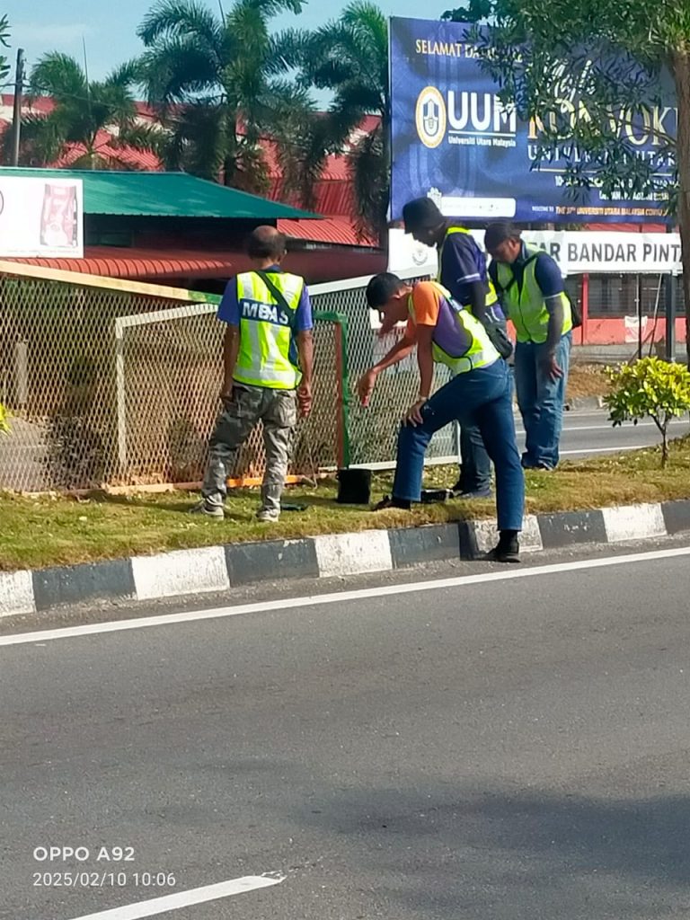 KERJA-KERJA MENGECAT SEMULA OLEH MAJLIS BANDARAYA ALOR SETAR