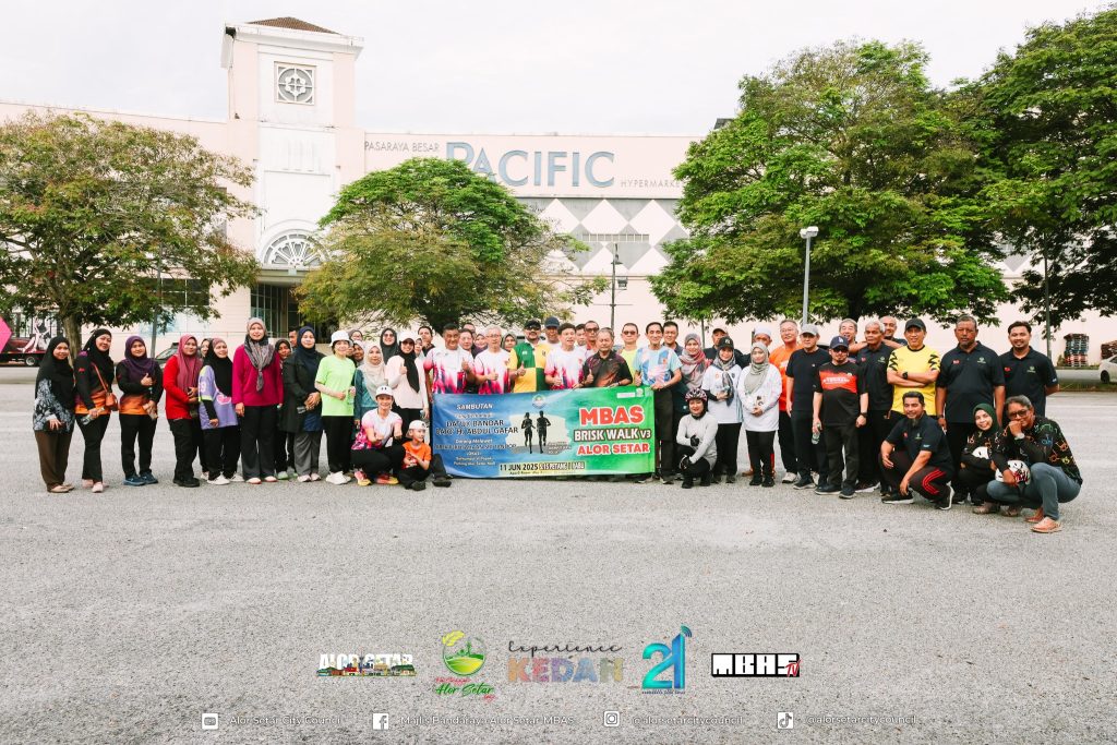 PROGRAM BRISKWALK V3 | AMALAN GAYA HIDUP SIHAT SAMBIL TINJAU KAWASAN DI SEKITAR TANDOP, ALOR SETAR