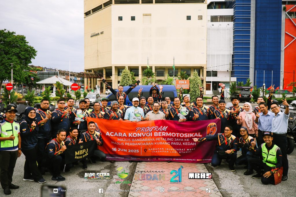 KONVOI KELAB MOTOSIKAL MAJLIS BANDARAYA PETALING JAYA MAI SINGGAH ALOR SETAR