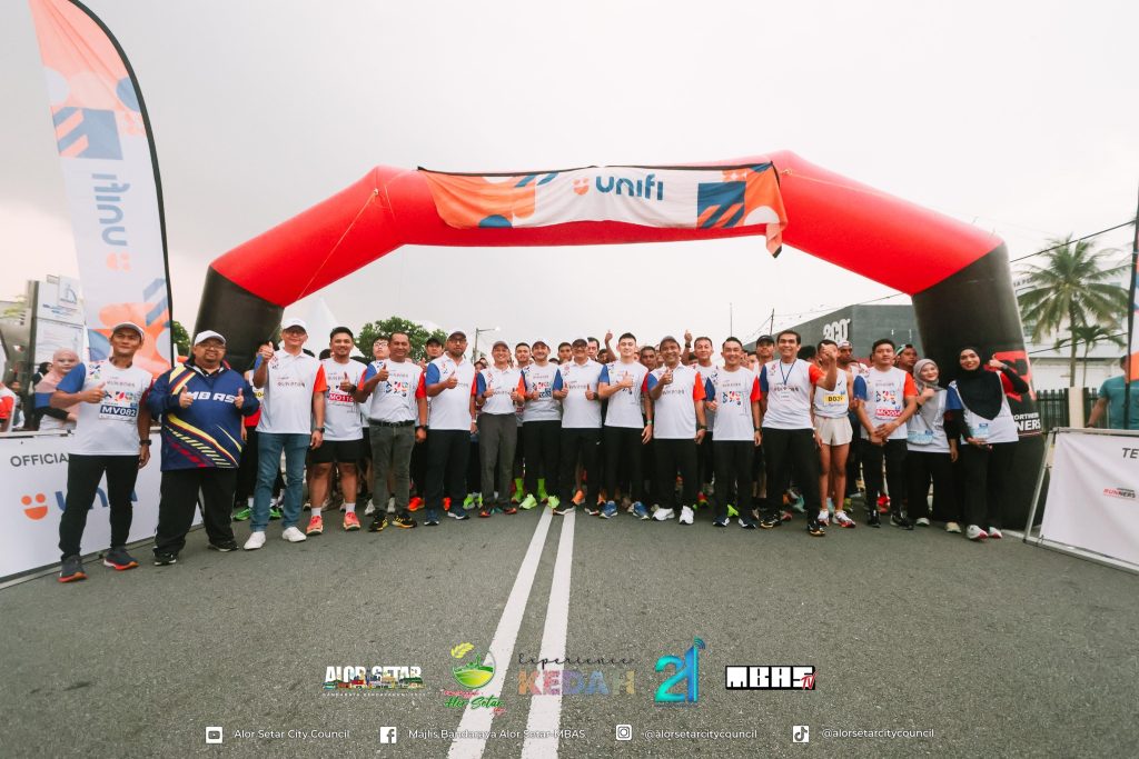 LEBIH 1300 PESERTA MERIAHKAN UNIFI MENARA ALOR SETAR RUN 2025