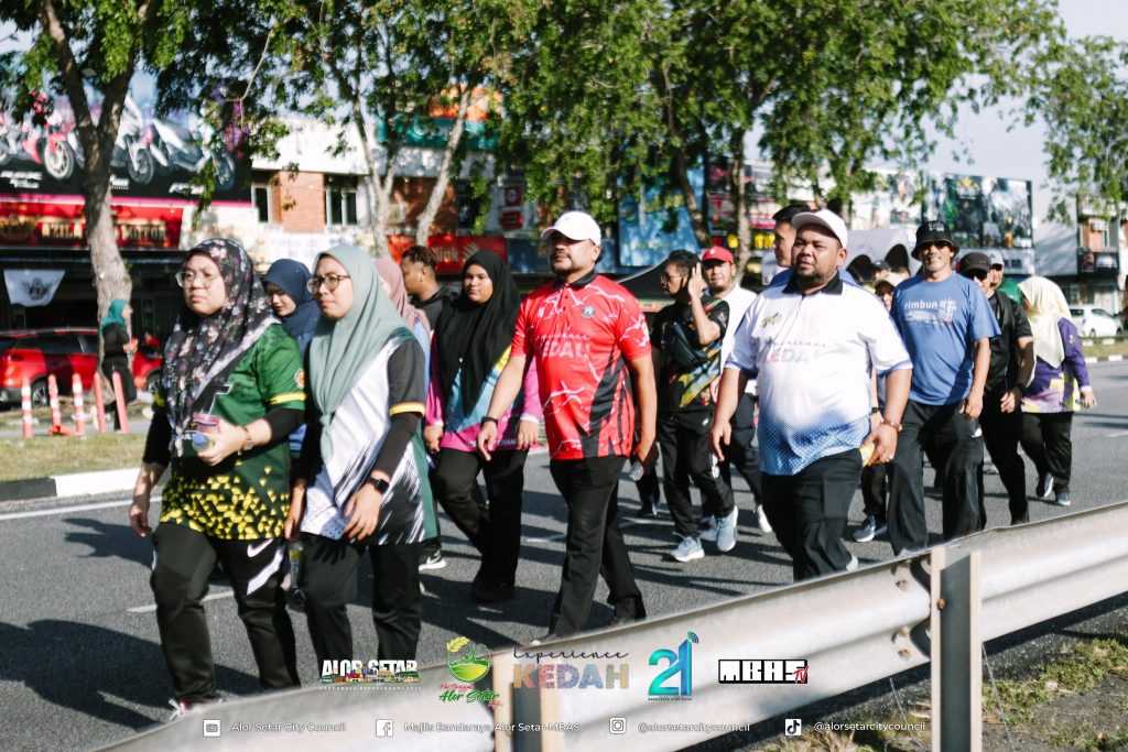 PROGRAM BRISKWALK V4 | AKTIVITI RIADAH BERJALAN KAKI SEJAUH 5KM BERSAMA DATUK BANDAR ALOR SETAR
