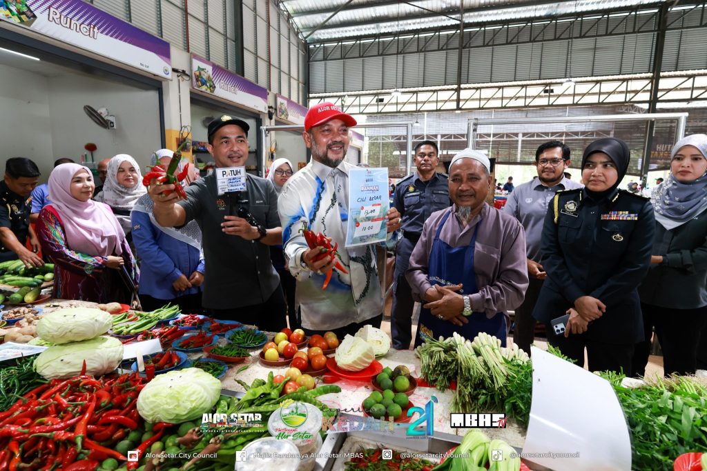 KPDN KEDAH LANCAR ‘PROGRAM PASAR PATUH’ DI PASAR AWAM POKOK SENA, KEDAH