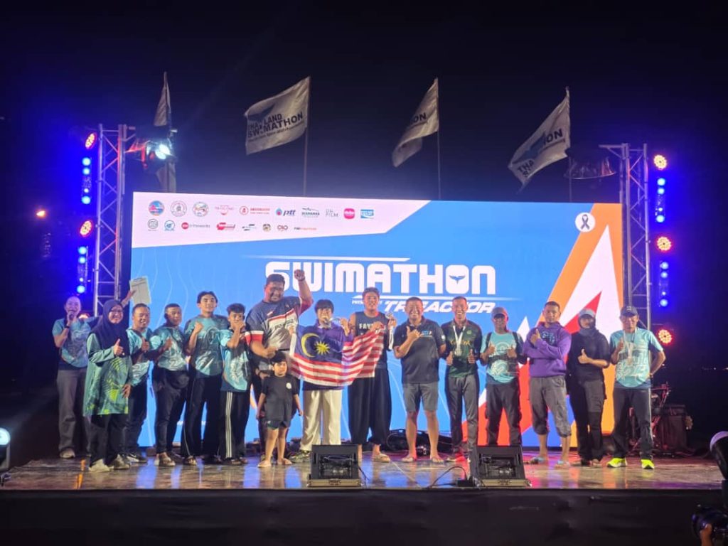 KAKITANGAN MBAS SERTAI 5 KM SWIMATHON 2025 PRESENTED BY TRIFACTOR DI PATTAYA, THAILAND