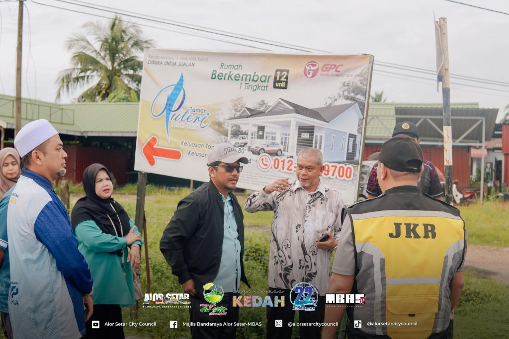 LAWATAN TAPAK BERKAITAN ISU BANJIR DI TAMAN PUTERI, POKOK SENA DAN KAWASAN SEKITARNYA