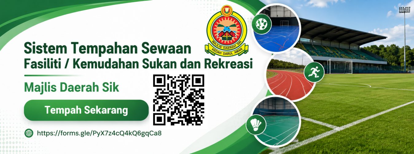 Sistem Tempahan Sewaan Fasiliti Majlis Daerah Sik