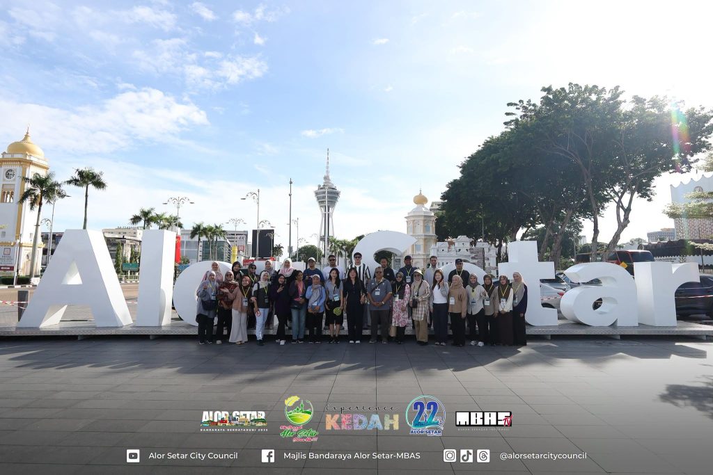 DELEGASI TPO TERUSKAN PROGRAM DENGAN LAWATAN KELILING BANDAR RAYA, KETENGAH WARISAN ALOR SETAR