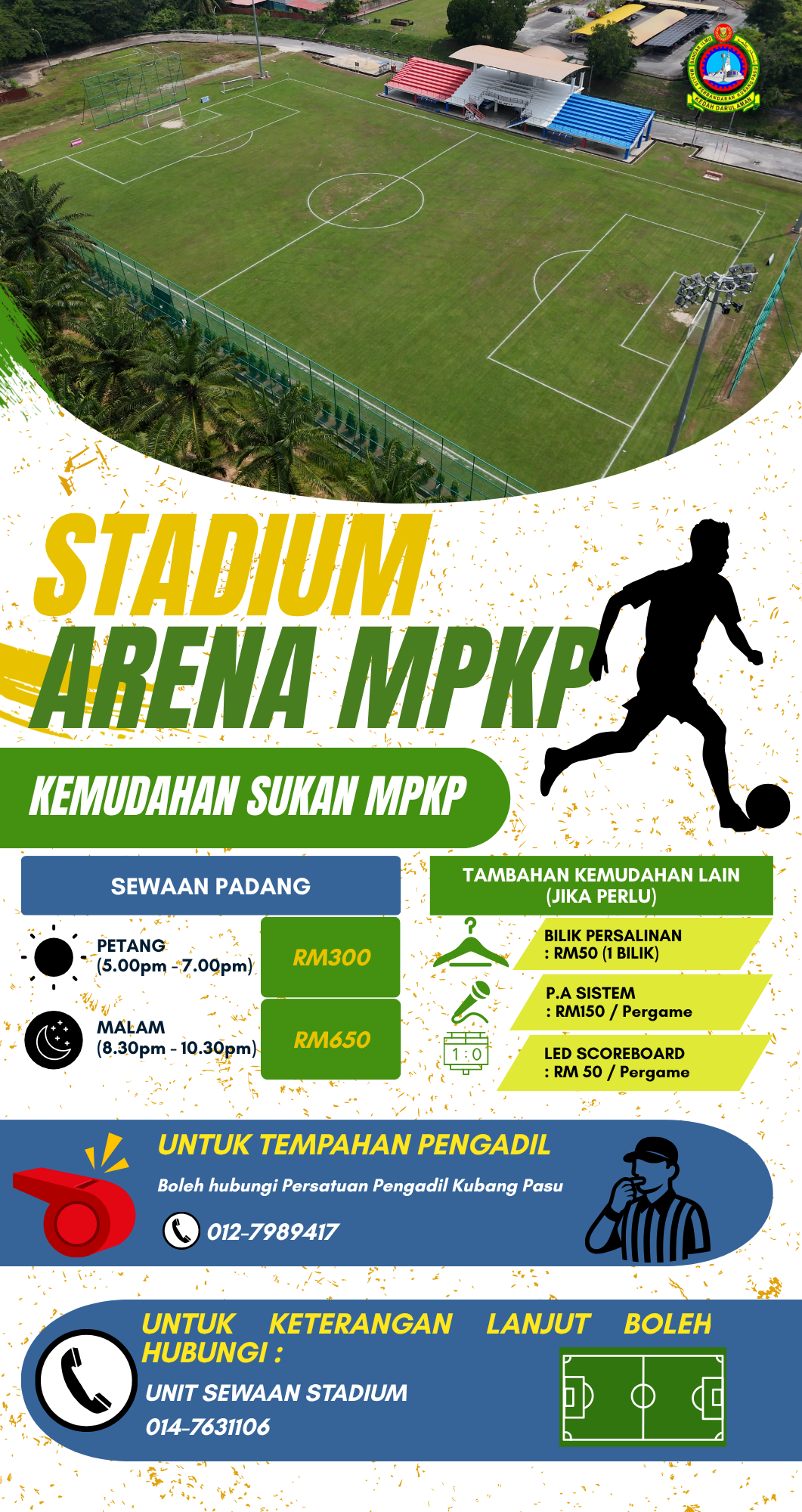 SEWAAN PADANG STADIUM AREANA - MPKP