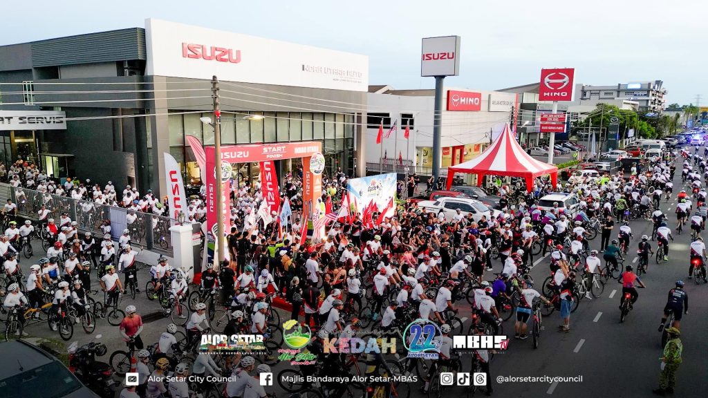 ISUZU CYCLE FOR HEALTH EDISI KE-16 MERIAHKAN ALOR SETAR CAR FREE SATURDAY EDISI SEPTEMBER 2026