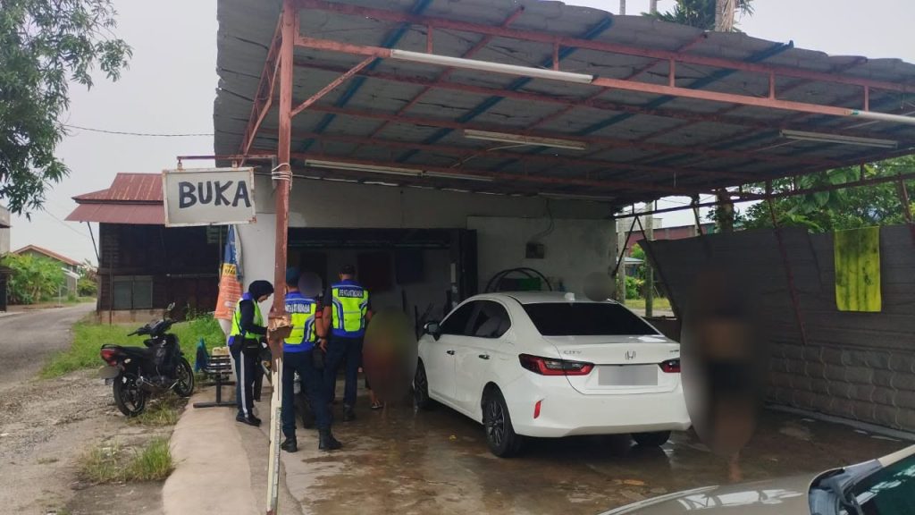 MBAS LAKSANA OPERASI PEMERIKSAAN PREMIS CUCI KERETA TIDAK BERLESEN