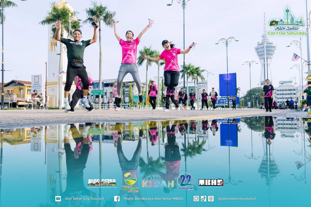 SOROTAN FOTO SEKITAR KEMERIAHAN PROGRAM ALOR SETAR CAR FREE SATURDAY EDISI KE-6, OKTOBER 2026
